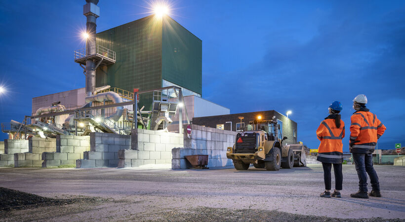 Hi5 Glass Recycling, Port of Antwerp, Belgium.