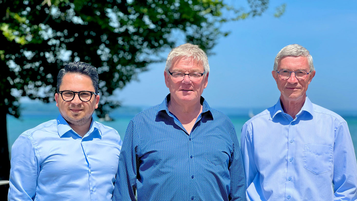 Photo of the president, vice-president and ex-vice-president of FERVER